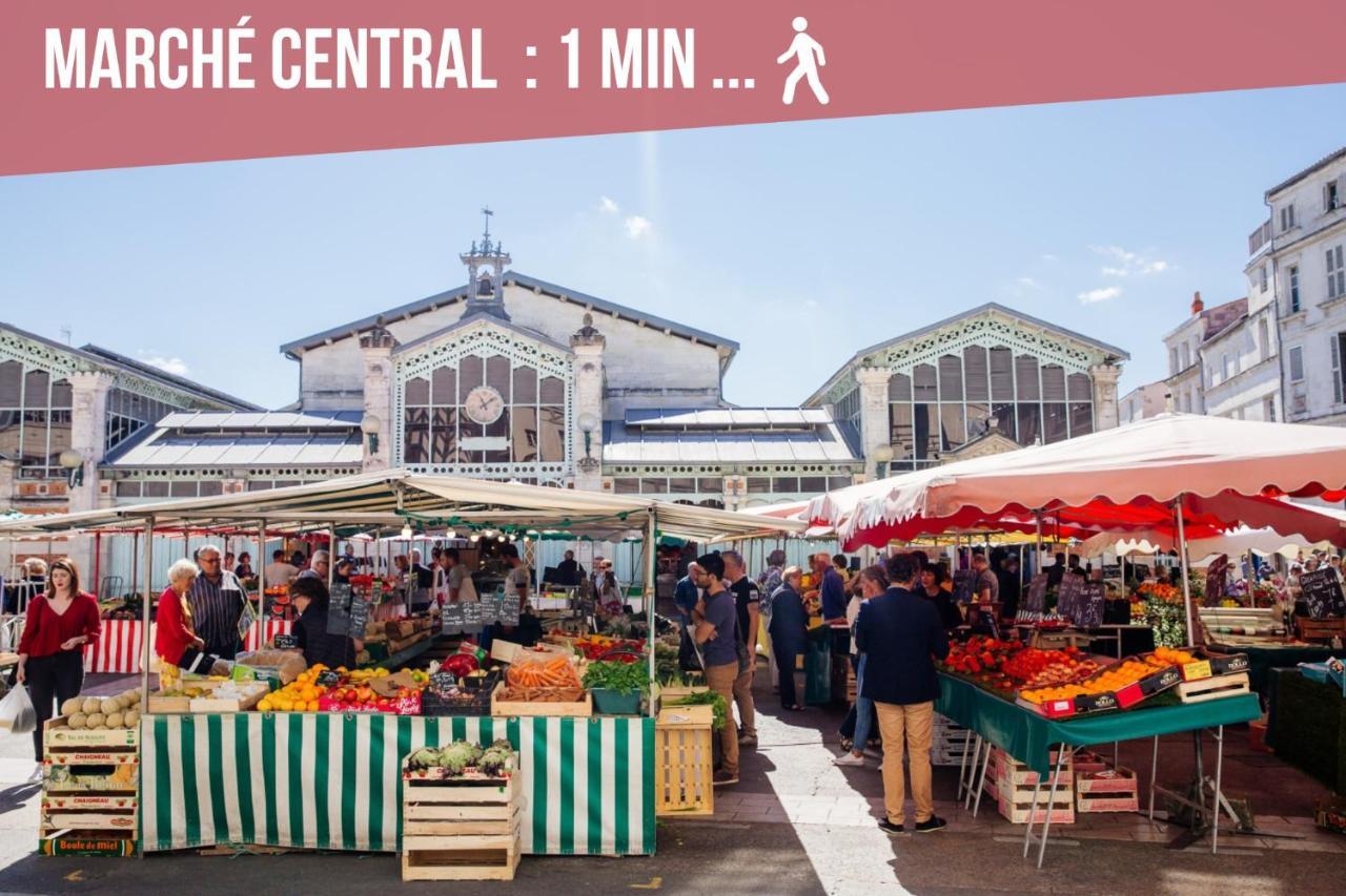 Ღ Marche Central • Au Coeur De Ville & Spacieux Ла-Рошель Экстерьер фото